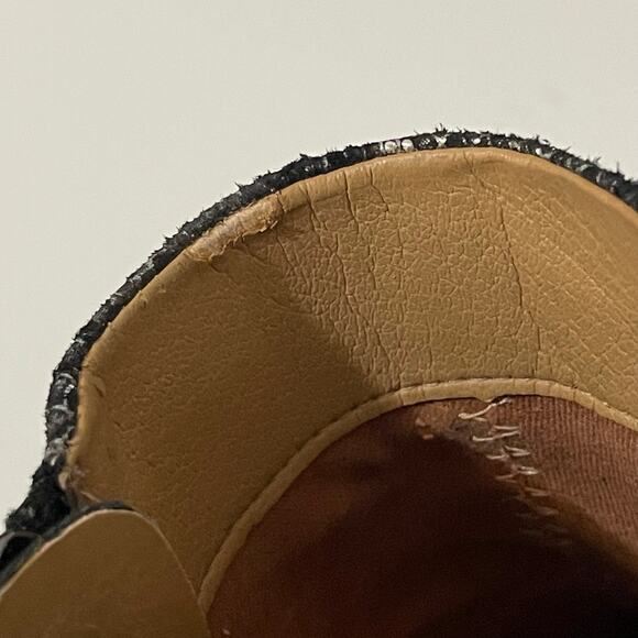 Vionic Metallic Snakeskin Suede Kamryn Ankle Boots  Gray Women's Size 7 - Picture 15 of 16